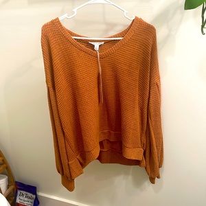 She + sky waffle weave top! NWT!